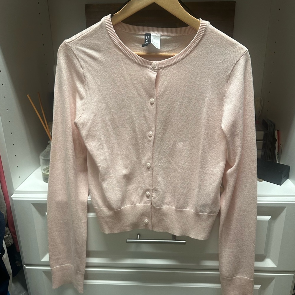 Divided Light Pink Women's Cardigan Sweater